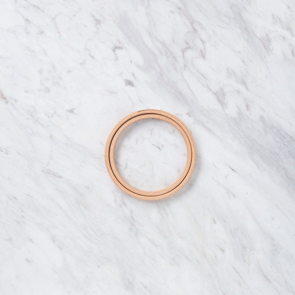 Nurge 8 mm Düz Vidasız Ağaç Nakış Kasnak - No-1